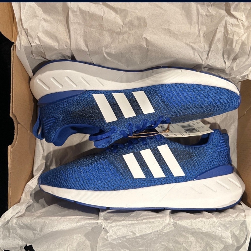 Adidas Royal Blue and White Running Shoes
